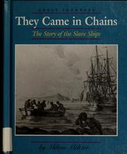 Cover of: They came in chains by Milton Meltzer