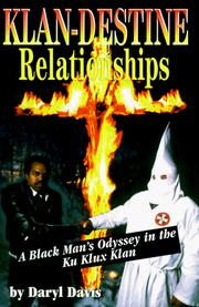 Cover of: Klan-Destine Relationships by Daryl Davis