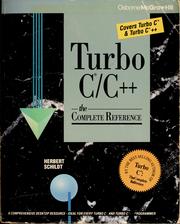Cover of: Turbo C/C++ by Herbert Schildt