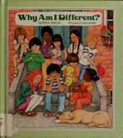 Cover of: Why am I different?