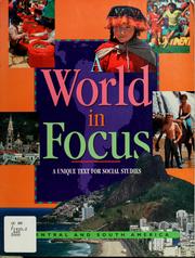 Cover of: A world in focus by Barbara Allman