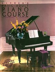 Cover of: Alfred's Basic Adult Piano Course: Lesson Book, Level One