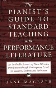 Cover of: Pianist's Guide to Standard Teaching and Performance Literature by Jane Magrath