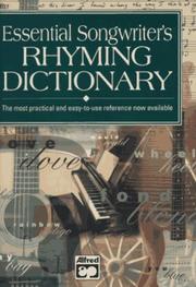 Essential songwriter's rhyming dictionary by Kevin M. Mitchell