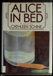 Cover of: Alice in bed by Cathleen Schine
