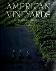 Cover of: American vineyards by Barbara Ensrud