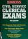 Cover of: Barron's Civil Service clerical examinations