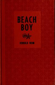 Cover of: Beach boy