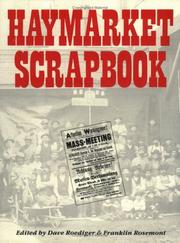 Cover of: Haymarket scrapbook by edited by Dave Roediger & Franklin Rosemont.