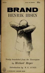 Cover of: Brand | Henrik Ibsen