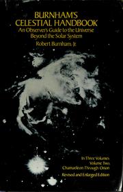 Cover of: Burnham's celestial handbook by Robert Burnham