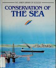 Cover of: Conservation of the sea