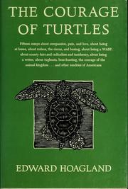 Cover of: The courage of turtles by Edward Hoagland