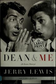 Dean & me by Jerry Lewis