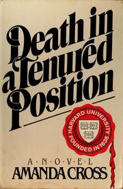 Cover of: Death in a tenured position by Amanda Cross