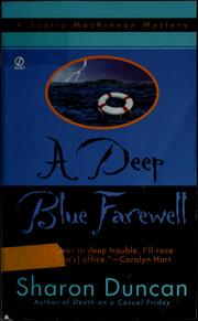 Cover of: A deep blue farewell by Sharon Duncan