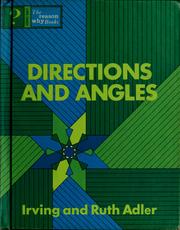Cover of: Directions and angles by Irving Adler