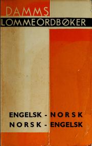 Cover of: Engelsk-Norsk, Norsk-Engelsk = by J. Meyer Myklestad