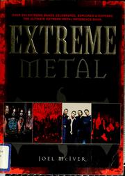 Extreme metal by Joel McIver