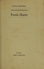 Cover of: Frank Harris by Hugh Kingsmill