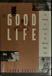 Cover of: The good life: the meaning of success for the American middle class