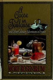 A goose in Toulouse and other culinary adventures in France by Mort Rosenblum