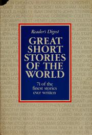 Cover of: Great Short Stories of the World by selected by the editors of the Reader's Digest
