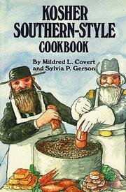 Cover of: Kosher southern-style cookbook by Mildred L. Covert