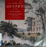 Cover of: Jane Austen and the English landscape