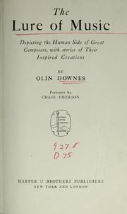 Cover of: The lure of music by Olin Downes