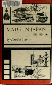 Cover of: Made in Japan | Cornelia Spencer