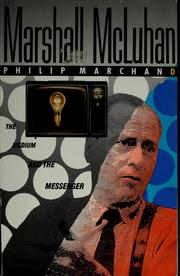 Cover of: Marshall McLuhan by Philip Marchand