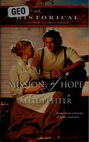 Cover of: Mission of hope