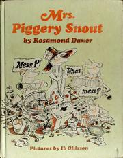 Cover of: Mrs. Piggery Snout