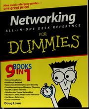 Cover of: Networking all-in-one desk reference for dummies by Doug Lowe