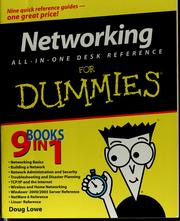 Cover of: Networking all-in-one desk reference for dummies