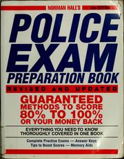 Norman Hall's police exam preparation book by Norman Hall