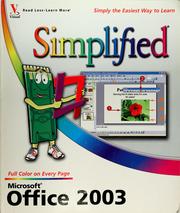 Cover of: Office 2003 Simplified by Sherry Kinkoph