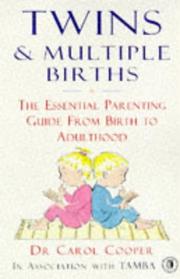 Cover of: TWINS AND MULTIPLE BIRTHS by CAROL COOPER