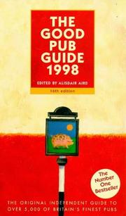 Cover of: The Good Pub Guide 1998 by Alisdair Aird