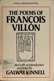Cover of: The poems of François Villon