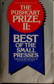 Cover of: The Pushcart prize, II