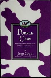 Cover of: Purple cow by Seth Godin