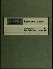 Front cover of Readings in the life sciences by Unknown