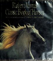 Cover of: Robert Vavra's classic book of horses