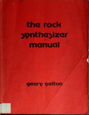 Cover of: The rock synthesizer manual