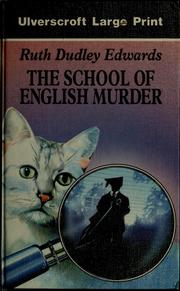 Cover of: The school of English murder