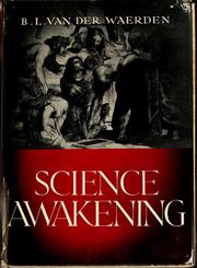Cover of: Science awakening | B. L. van der Waerden