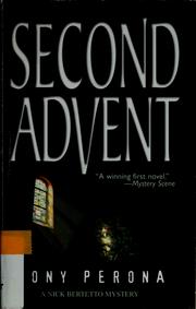 Cover of: Second Advent | Tony Perona