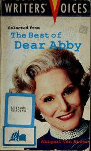 Cover of: Selected from the best of Dear Abby by Abigail Van Buren